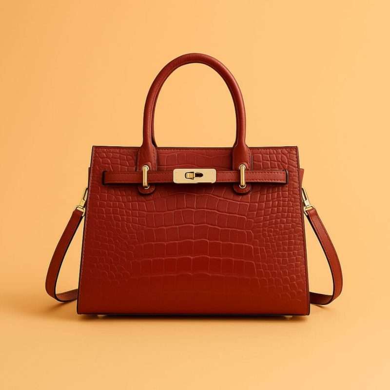 EvaGrande Croco Satchel
